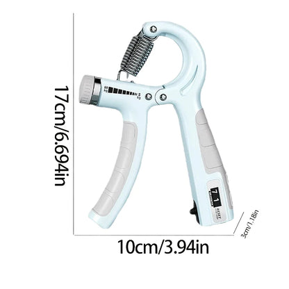 5-60Kg Adjustable Hand Grip Strengthener Hand Grip Trainer with Counter Wrist Forearm and Hand Exerciser for Muscle Building