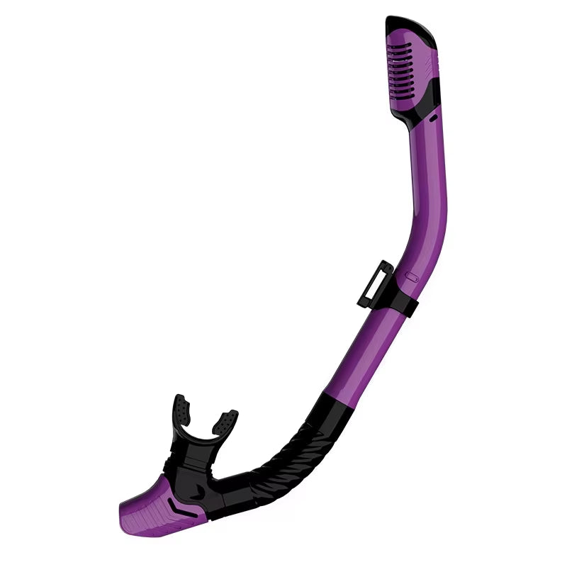 XIAOTREE Dry Snorkel Tube Easy Breath Scuba Diving Splash Guard Top Valve Swimming Underwater Equipment for Adults Kids Youth